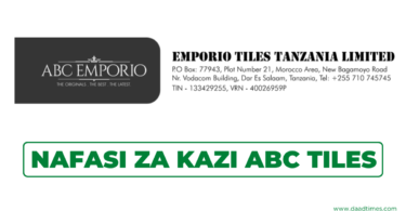 4 Vacancies Open at ABC EMPORIO Tiles Tanzania