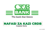 CRDB Bank Tanzania Hiring Zonal Business Support