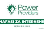 Data Entry and Stores Internship at Power Providers Tanzania