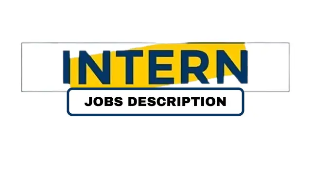 Intern Jobs Description