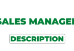 Sales Manager Jobs Description