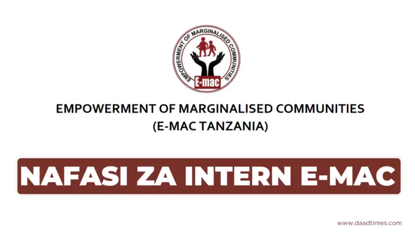 Technical and Vocational Skills Intern Officer at E-MAC Tanzania