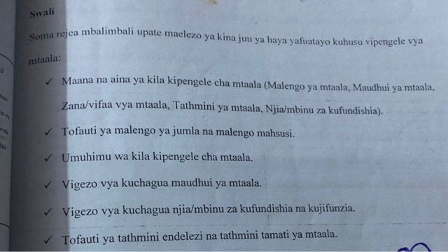 Maswali ya Usaili wa Walimu Ajira za Utumishi (Ajira Portal)